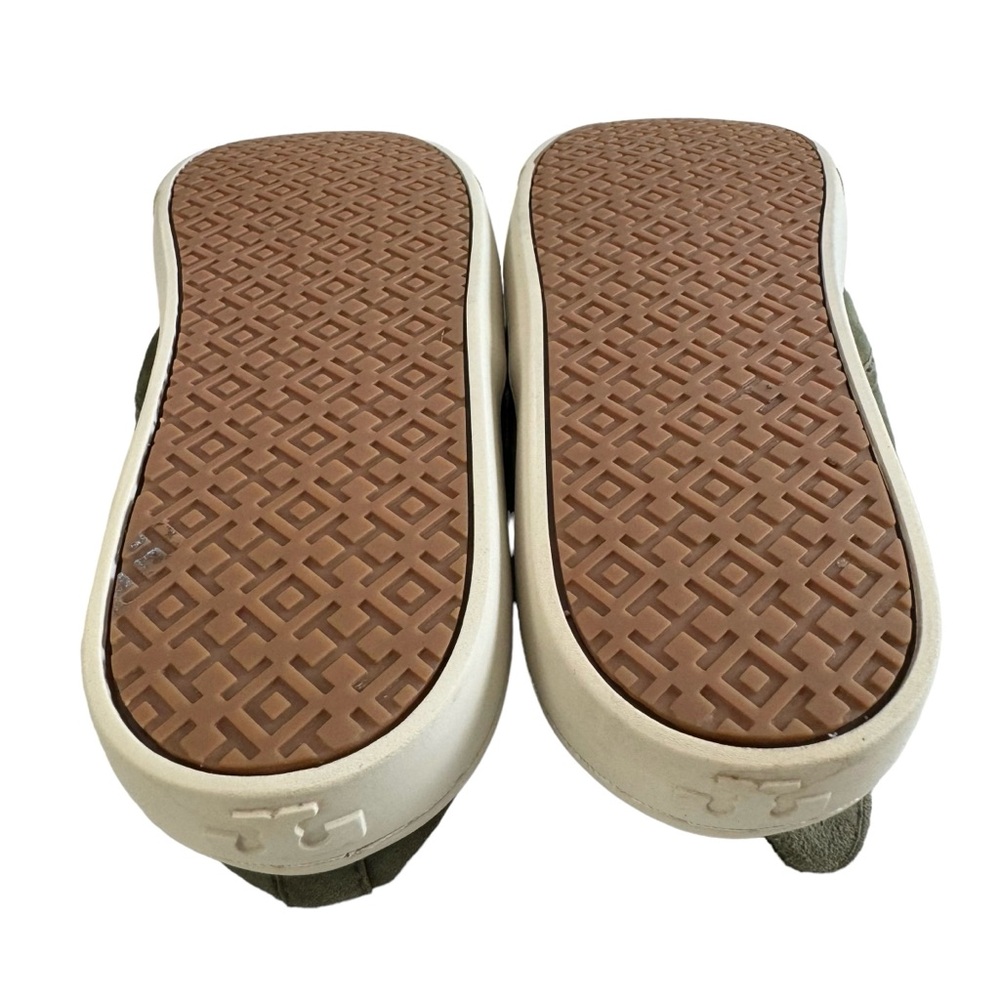 Tory Burch Jesse Olive Suede Slip-On Sneaker Size 10M - Picture 13 of 16